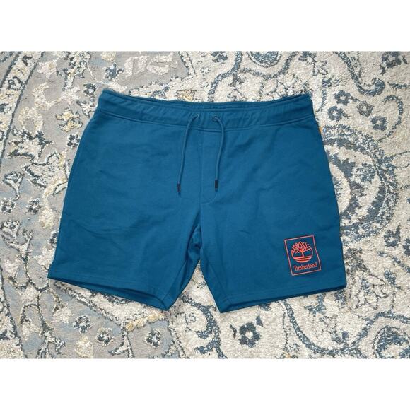 Timberland Athletic Shorts Blue Mens XXL Drawstring & Pockets New - Picture 1 of 6